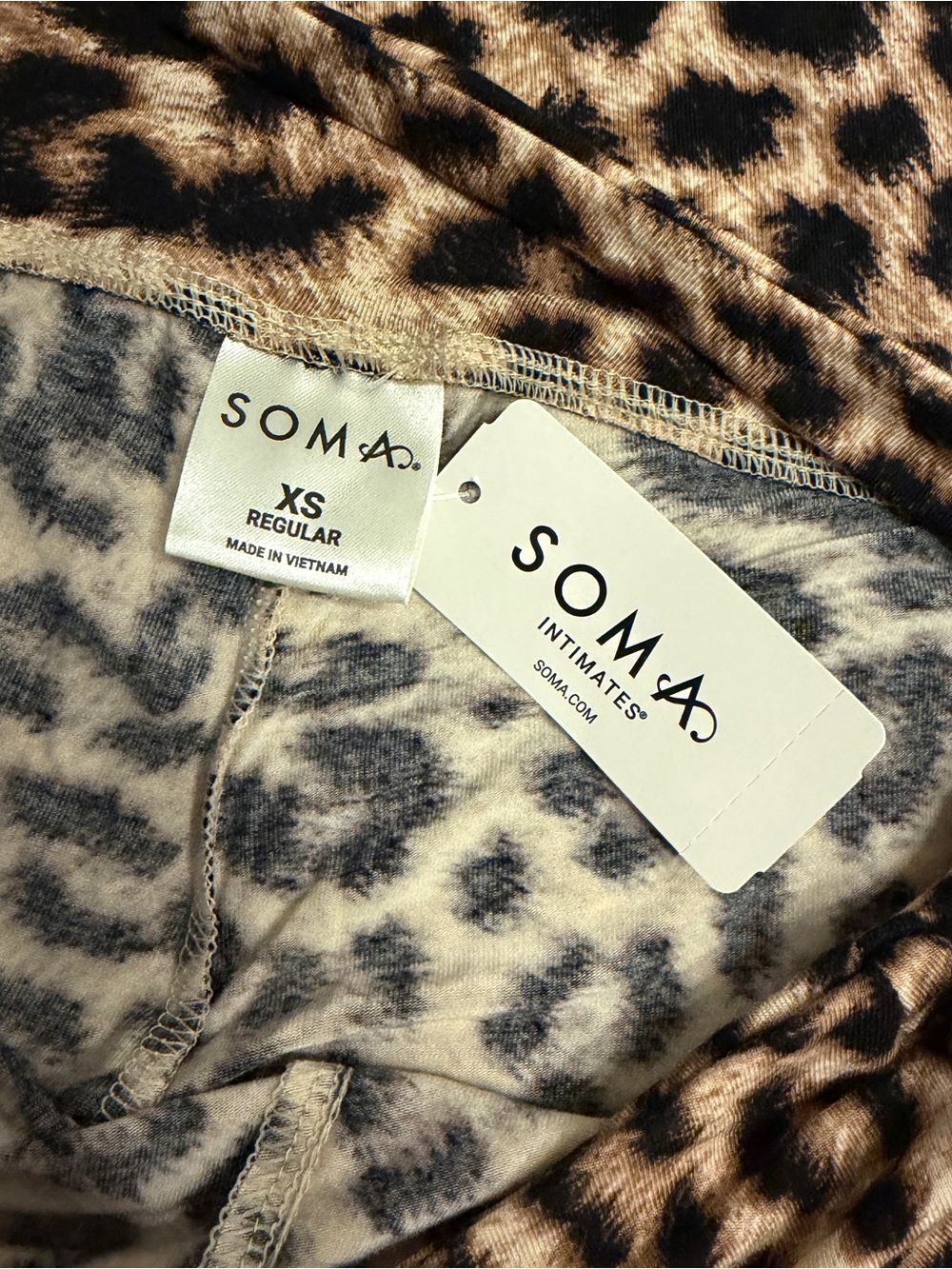 NWT Soma Leopard Cool Nights Sleep Pants Pajamas - Picture 4 of 6